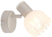 Globo 54317-1 - Стенно точково осветително тяло PLANTA 1xE14/40W/230V