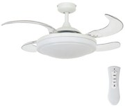 FANAWAY 212980 - Вентилатор за таван EVORA 2xE27/15W/230V бял + д.у.