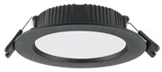 Immax NEO 07296L - LED димируемо вградено осветително тяло DOWN LED/12W/230V Wi‑Fi Ø 12 см черно