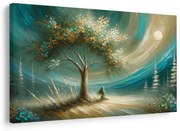 Картина на платно – Спокойствие под дървото на живота