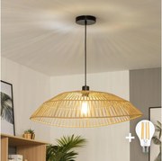 Brilagi - LED полилей на кабел CERIA BOHO 1xE27/40W/230V Ø 70 см кафяв