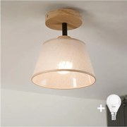 Brilagi - LED  Полилей за повърхностен монтаж ANTHONY 1xE14/60W/230V дъб/бежов