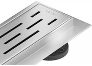 Mexen Flat M01 линеен сифон 80 см, инокс - 1020080-15