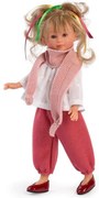 Asi - Кукла Силия, с розов шал и плетен панталон, 30 см 0165630