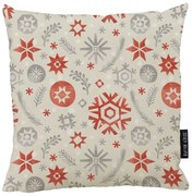 Коледна възглавница с памучна калъфка , 45 x 45 cm Snowflake Frost - Butter Kings
