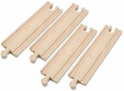 Woody - ЖП аксесоар - релси прави, средни