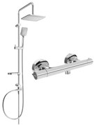 Mexen Slim Sven външен душ комплект с душ глава и термостатичен смесител,