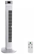 Вертикален вентилатор с термометър с дистанционно управление 55W/230V