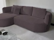 Ъглов диван Айрис Мини-кафяв-ляв