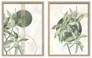 Картини в комплект 2 бр. 30x40 cm Green – Styler