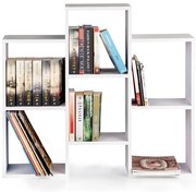 Модерен стенен рафт в бяло