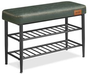 Обувница ANDOR зелена/черна