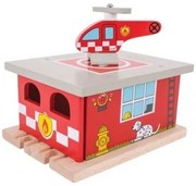 Bigjigs - Дървена пожарна станция