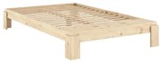 Двойно легло от масивен бор с включена подматрачна рамка в естествен цвят 140x200 cm Layers – Karup Design
