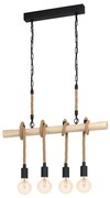 Eglo 43318 - Полилей на въже YOUNGSTOWN 4xE27/40W/230V