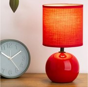 Atmosphera - Настолна лампа TIMÉO 1xE14/60W/230V червена