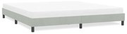4101367 vidaXL Рамка за легло без матрак Светло сиво 180x210 cm Кадифе