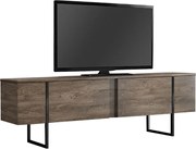 Меламиново ТВ мебели Luxe в цвят орех 180x30x50см.