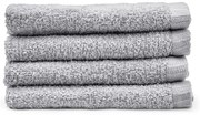 Сиви бързосъхнещи памучни кърпи в комплект от 4 бр. 30x30 cm Quick Dry – Catherine Lansfield