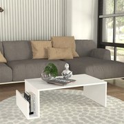 Меламинов кафе маса Regnar в бял цвят 100.6x55x31.8см.