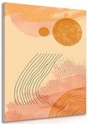 Картина на платно – Модерни шарки Peach Fuzz