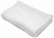 Baby Matex - Одеало плетено бяло 75/100