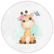 Бял детски килим ø 80 cm Comfort - Mila Home