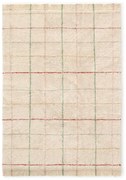 Кремав ръчно изработен памучен килим подходящ за пране 90x130 cm Color Lines – Lorena Canals