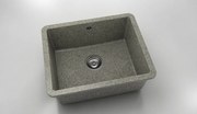 Мивка за долно вграждане Vanguard 221, Granicite, 255 Tweed, с включен сифон
