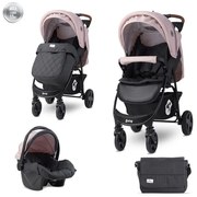 Детска лятна количка DAISY SET LORELLI - Black&Cameo ROSE