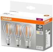КОМПЛЕКТ 3x LED Крушка VINTAGE E27/7W/230V 2700K - Osram