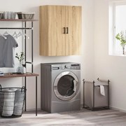 828431 vidaXL Стенен шкаф дъб сонома 69,5x34x90 см