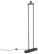 Модерна подова лампа черна - Thijmen