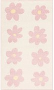 Детски килим в цвят слонова кост и розово 160x230 cm Dazzy Rose – FD