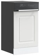 853647 vidaXL Панел за съдомиялна машина, Kalmar, бял, инженерно дърво