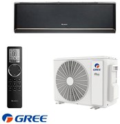 Инверторен климатик Gree Airy GWH09AVCXB-K6DNA1B, 9000 BTU, 19 м2, A+++, Wi-Fi, R-32, Черен