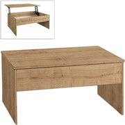 Девон кафе маса с меламинов полиморфен в цвят сапфирен дъб 110x60x44,8см.