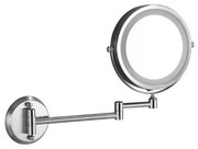 LED Стенно козметично огледало LED/3W/6V 4xAA IP44