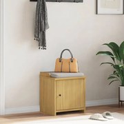 4010449 vidaXL L Пейка за антре SANDNES 45x40x50 cm масивна дървесина бор