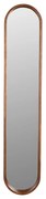 Стенно огледало от масивно дърво 24x120 cm Nyko – White Label