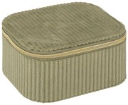 Кутия за съхранение atmosphera Enya, Велур, 11x19cm, Зелен