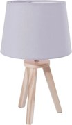 Atmosphera - Настолна лампа TRIPOD 1xE14/40W/230V борова/сива