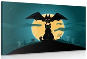 Картина на платно – Приятелски духове при пълнолуние