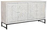 Бюфет DKD Home Decor   Бял Метал Дърво манго 150 x 38 x 80 cm