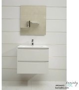 Долен конзолен PVC шкаф за баня ICP 6556 W