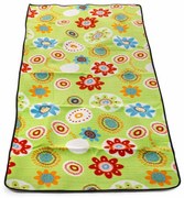 Одеяло за пикник Muhler 2 x 0.8 м, Перлен памук + полар, Зелен