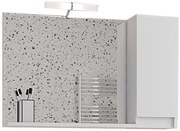 Висящо огледало Drop Senso 85-White-Right