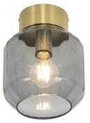 Интелигентна таванна лампа месинг с димно стъкло с WiFi A60 - Stiklo