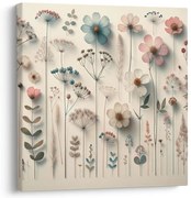 Картина на платно – Полски цветчета в романтичен стил