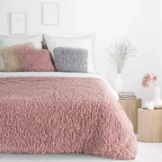Пухкаво одеяло с подплата от полар - розово Ширина: 130 см | Дължина: 170 см